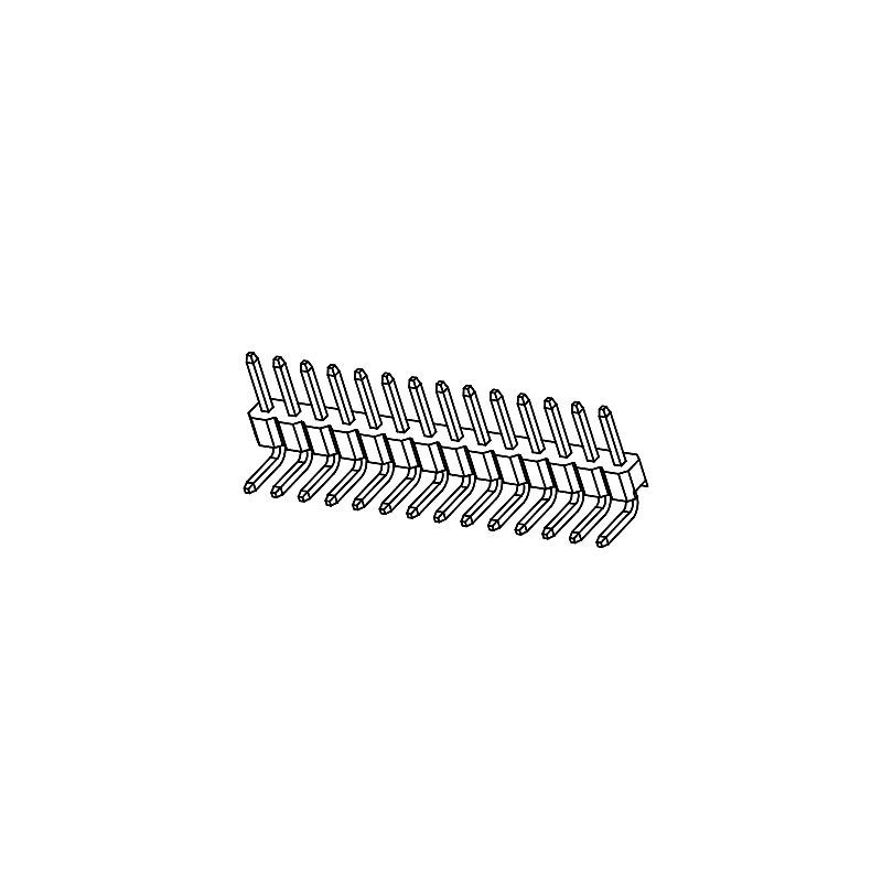 Pin Header PH2.00mm Single row Right angle Series